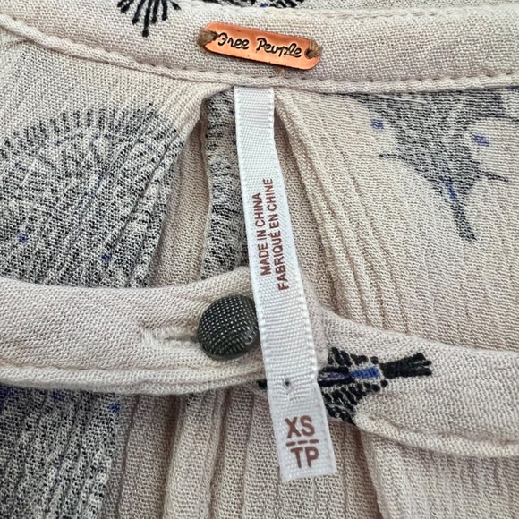 Free People Tree Swing Medallion Print Tunic Top Dress - Picture 9 of 11